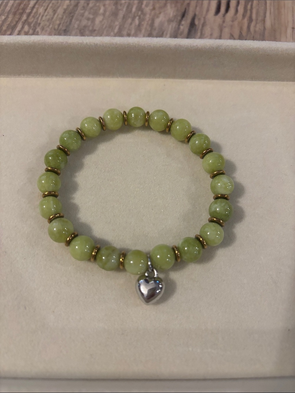 Light Green Stretchy Bracelet